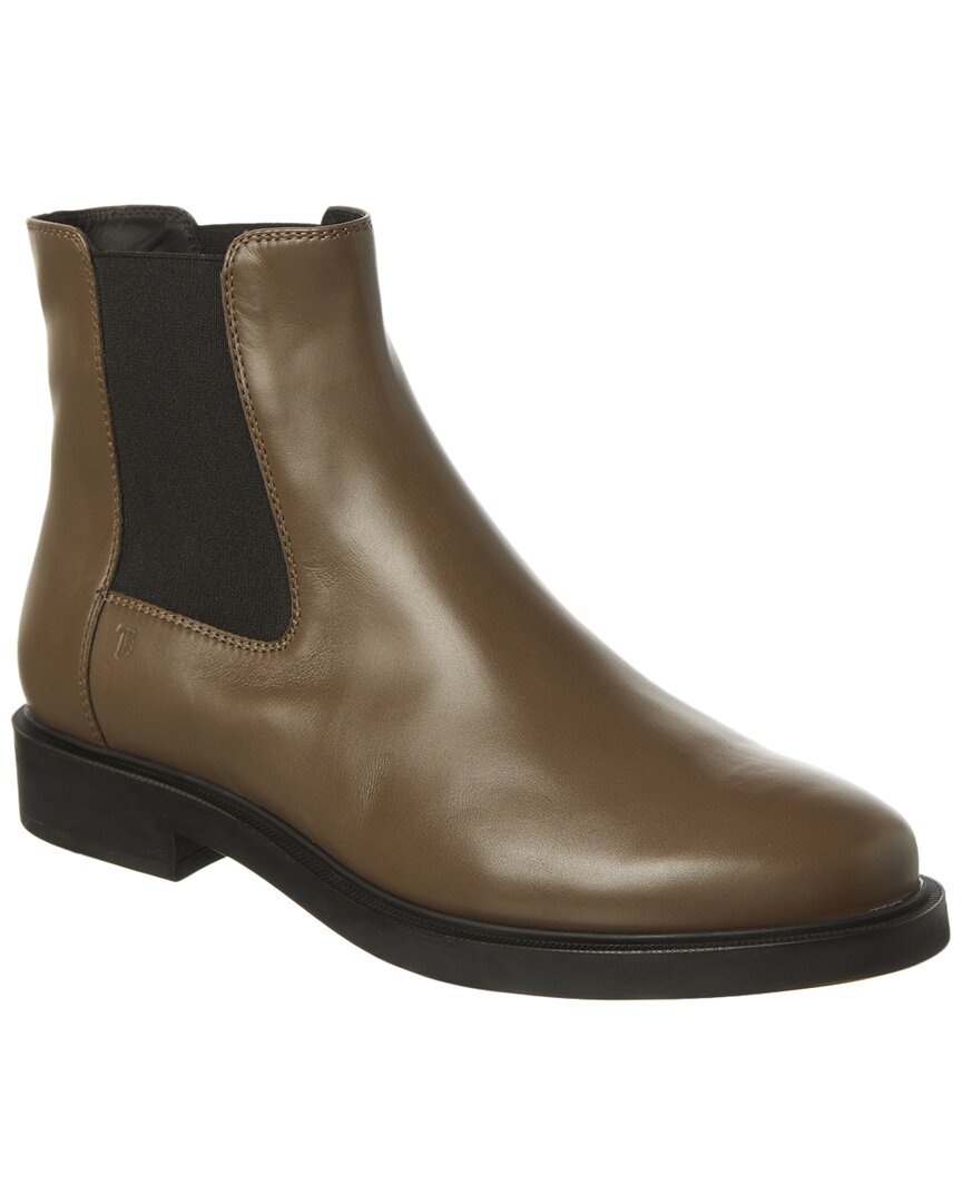 Tod's Leather Boot In Brown