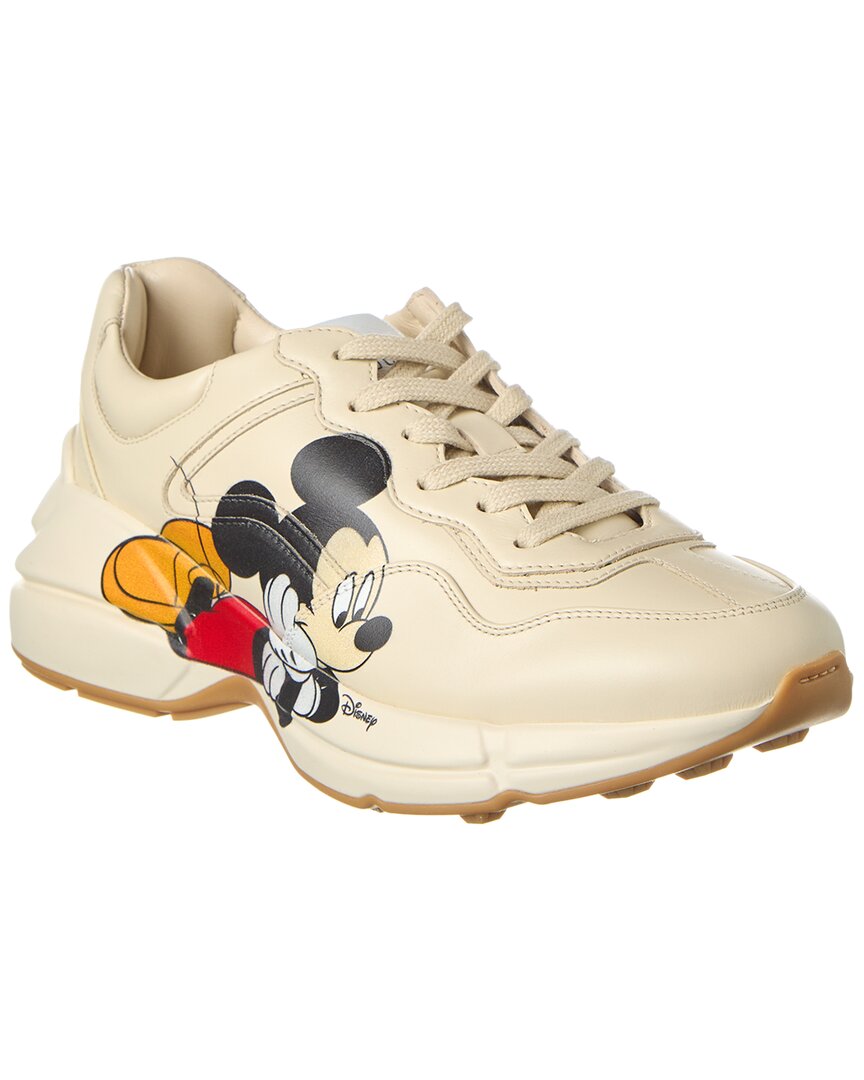 Gucci X Disney Rhyton Sneaker In White
