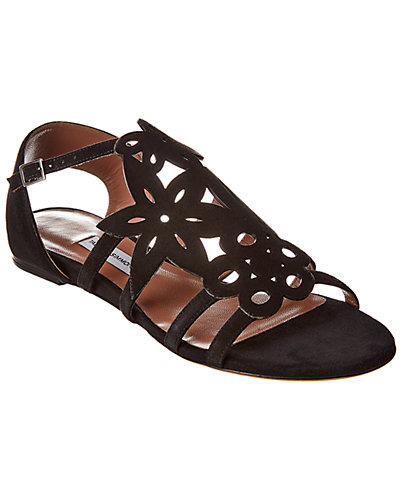 Rue La La Tabitha Simmons Ramble Suede Sandal 62 off Cash Back