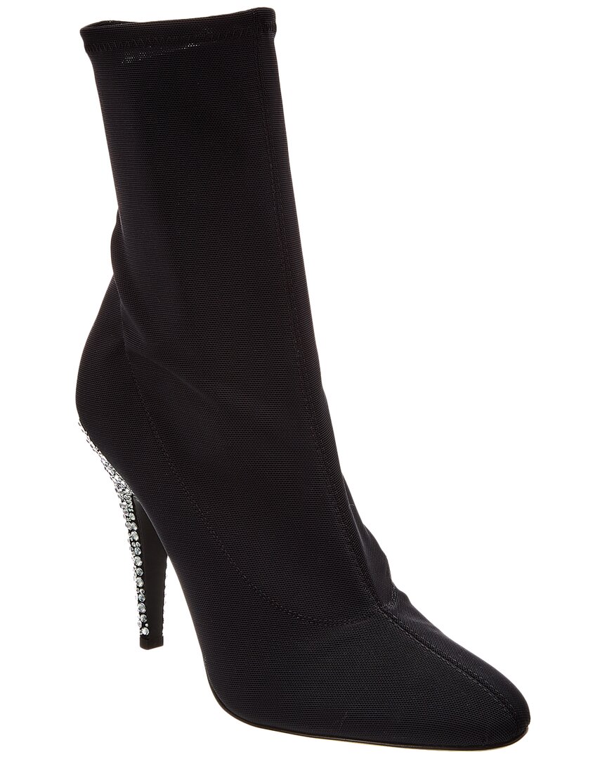 Giuseppe Zanotti Candis 105 Mesh Bootie In Black