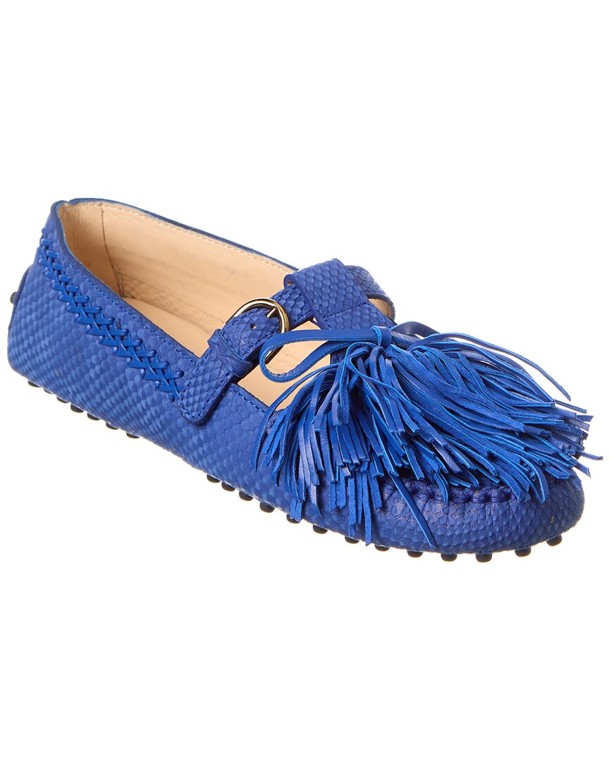 TOD'S TOD’S GOMMINO T-RING LEATHER LOAFER 