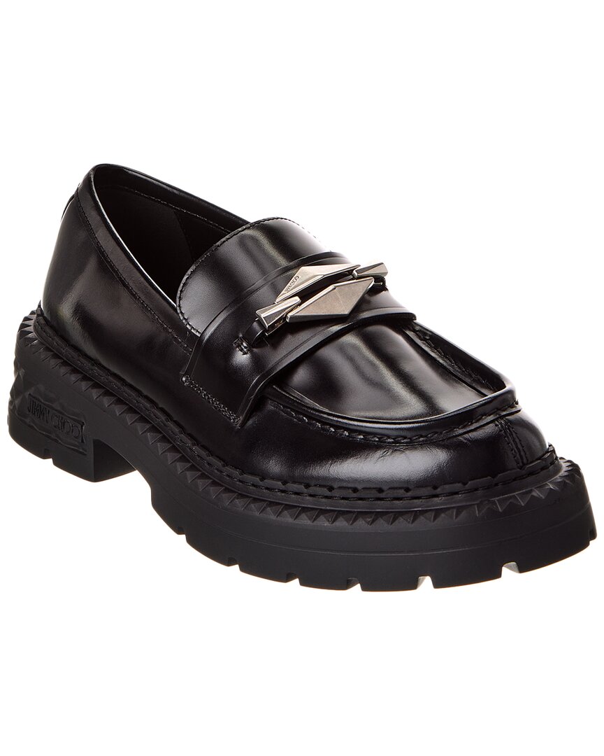 Jimmy Choo Marlow Diamond F In Black