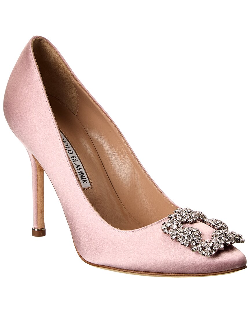 MANOLO BLAHNIK MANOLO BLAHNIK HANGISI 105 SATIN PUMP