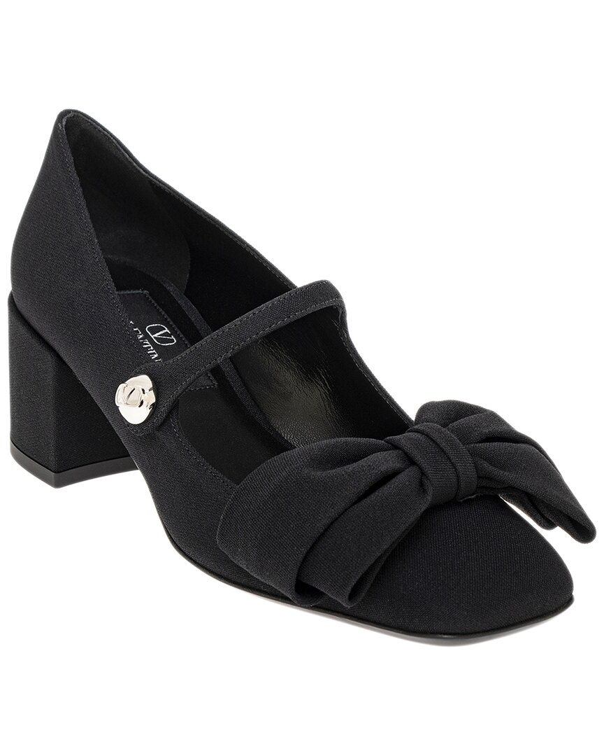 Valentino Mary Jane Block Heel Square Toe