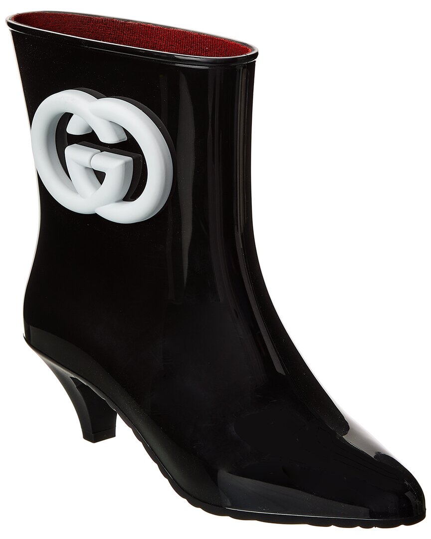 GUCCI GUCCI INTERLOCKING G RUBBER BOOTIE