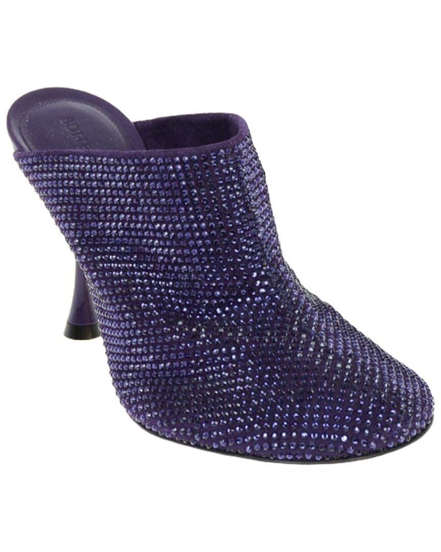 Bottega Veneta Dot Leather Pump In Purple