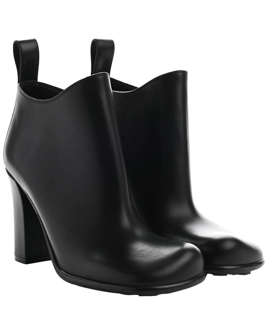 Bottega Veneta Storm Leather Bootie In Animal Print