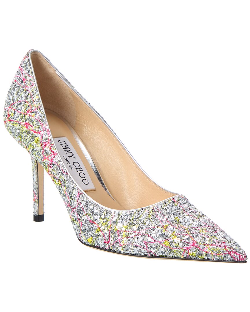 Jimmy Choo Love 100mm Glitter Pumps In Multi