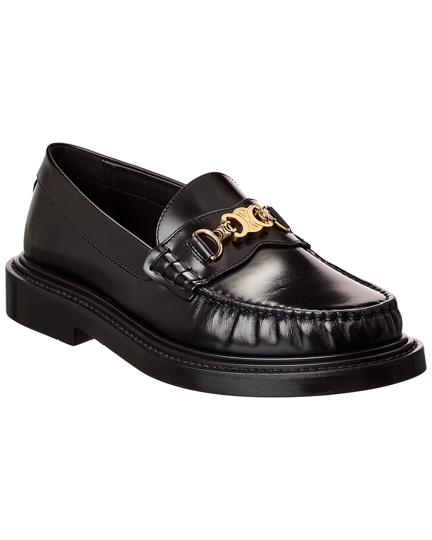 関税込み【CELINE】universite Triomphe chain loafers Celine Universite Triomphe Chain Leather Loafer Women's | eBay