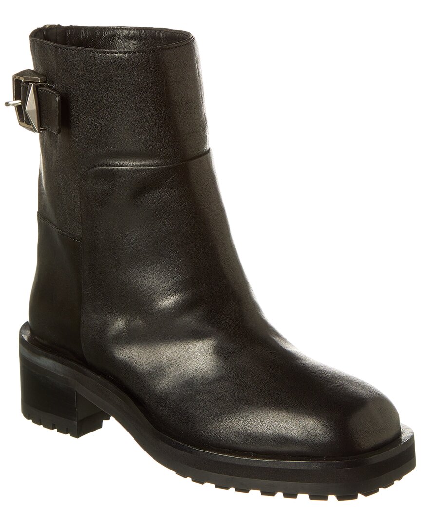 Jimmy Choo Brooklyn Leather Bootie In Black