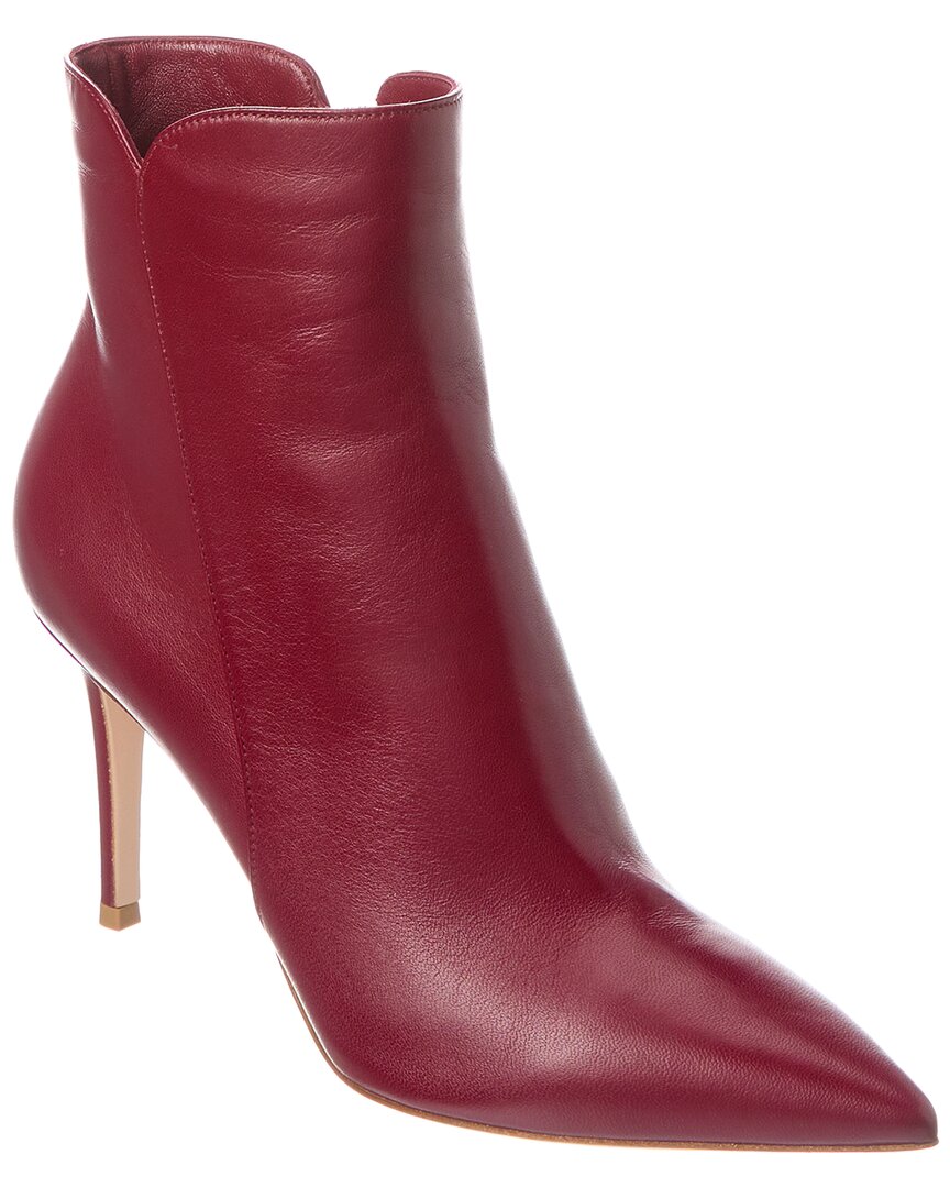 Gianvito Rossi Levy 85 Leather Bootie In Multi