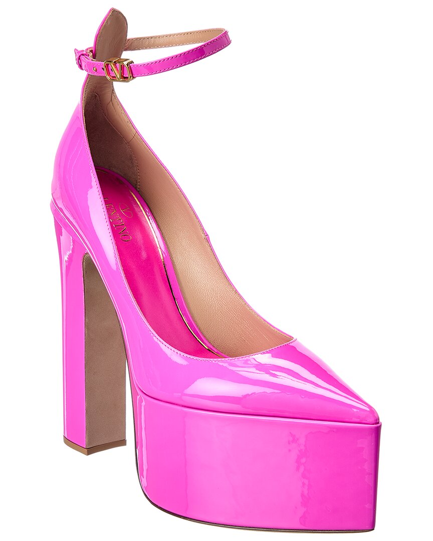 VALENTINO GARAVANI VALENTINO VLOGO 165 PATENT PLATFORM PUMP