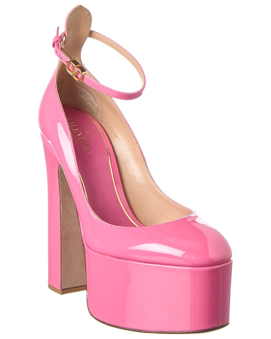 VALENTINO GARAVANI VALENTINO GO 155 PATENT PLATFORM PUMP