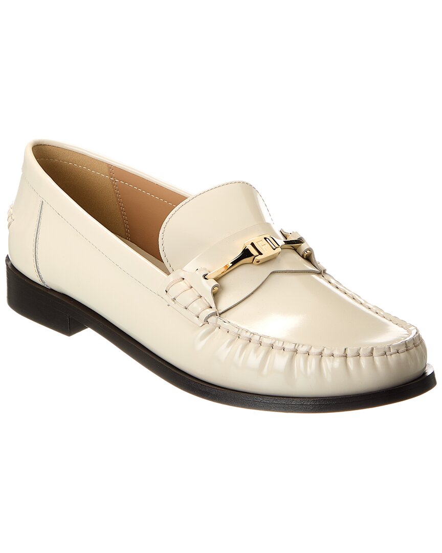 Ferragamo Harry Leather Loafers Hardware Toe In Brown