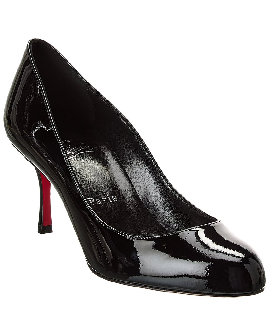 Christian Louboutin Dolly 70 Patent Leather Pumps In Black