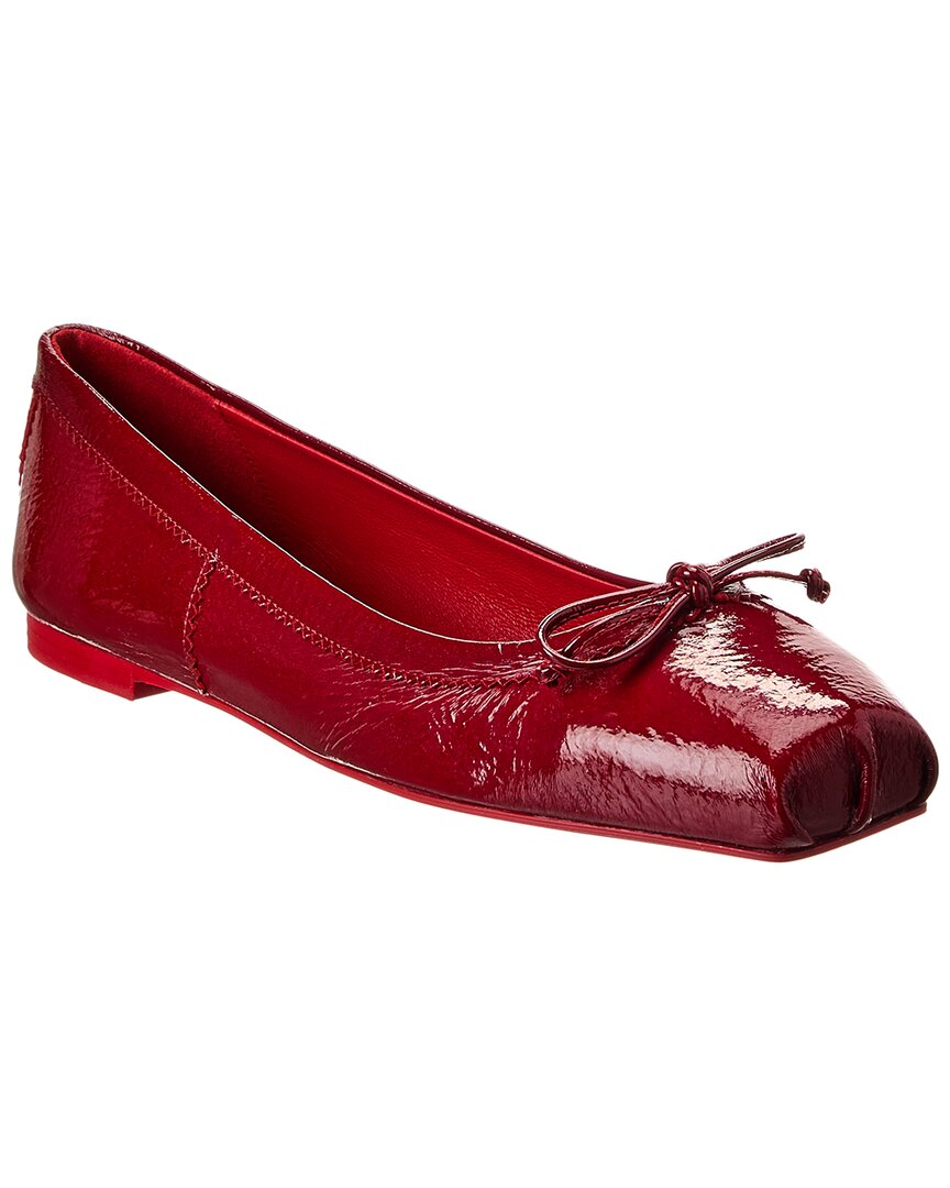 Christian Louboutin Mamadrague Patent Flat In Red