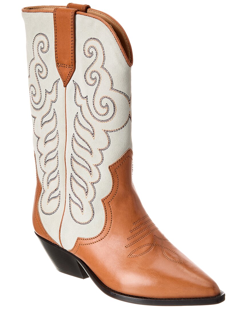 Isabel Marant Duerto Leather & Suede Cowboy Boot