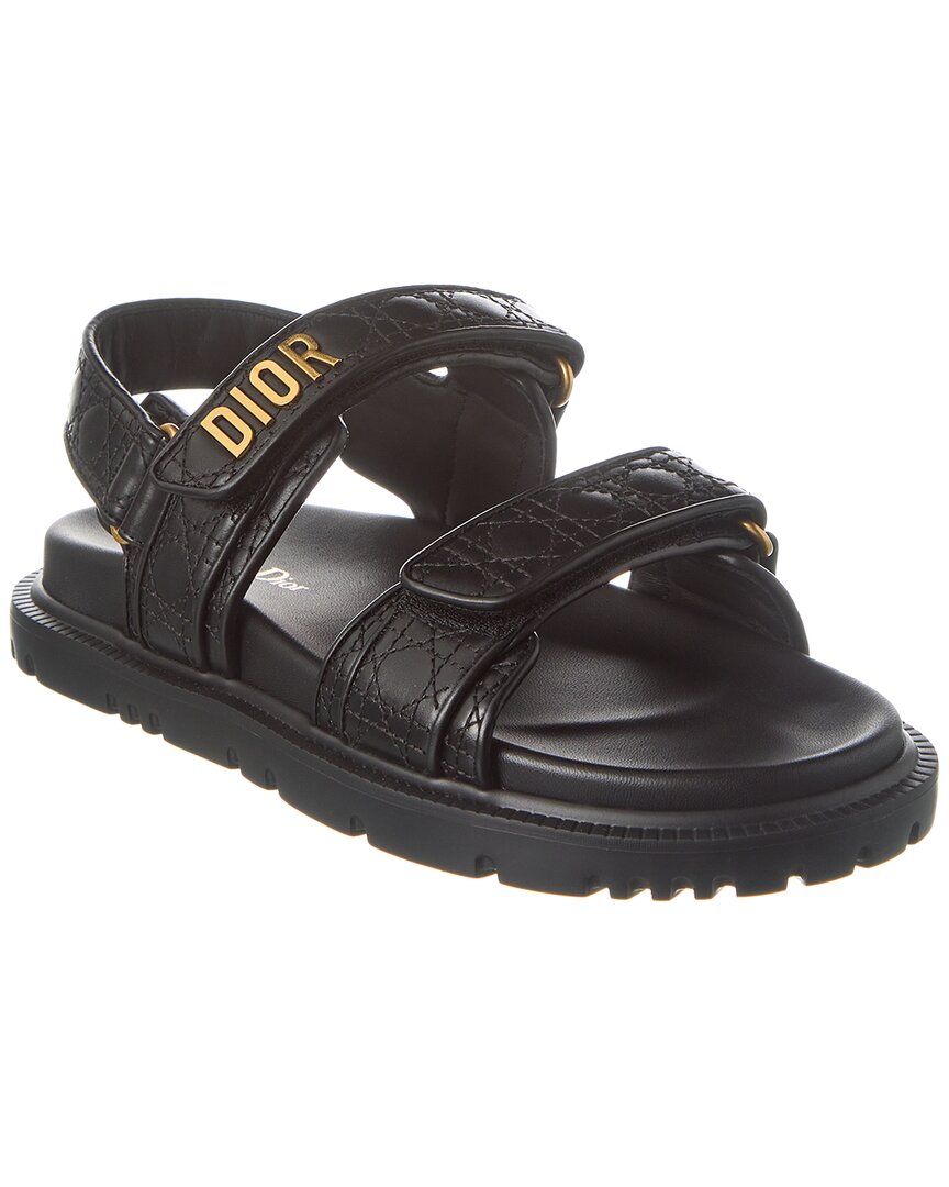 Dior Act Leather Sandal In Black