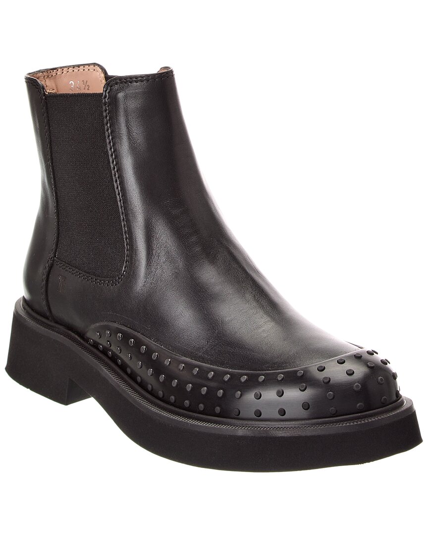 Tod's Tods Gomma Suede Boot In Animal Print