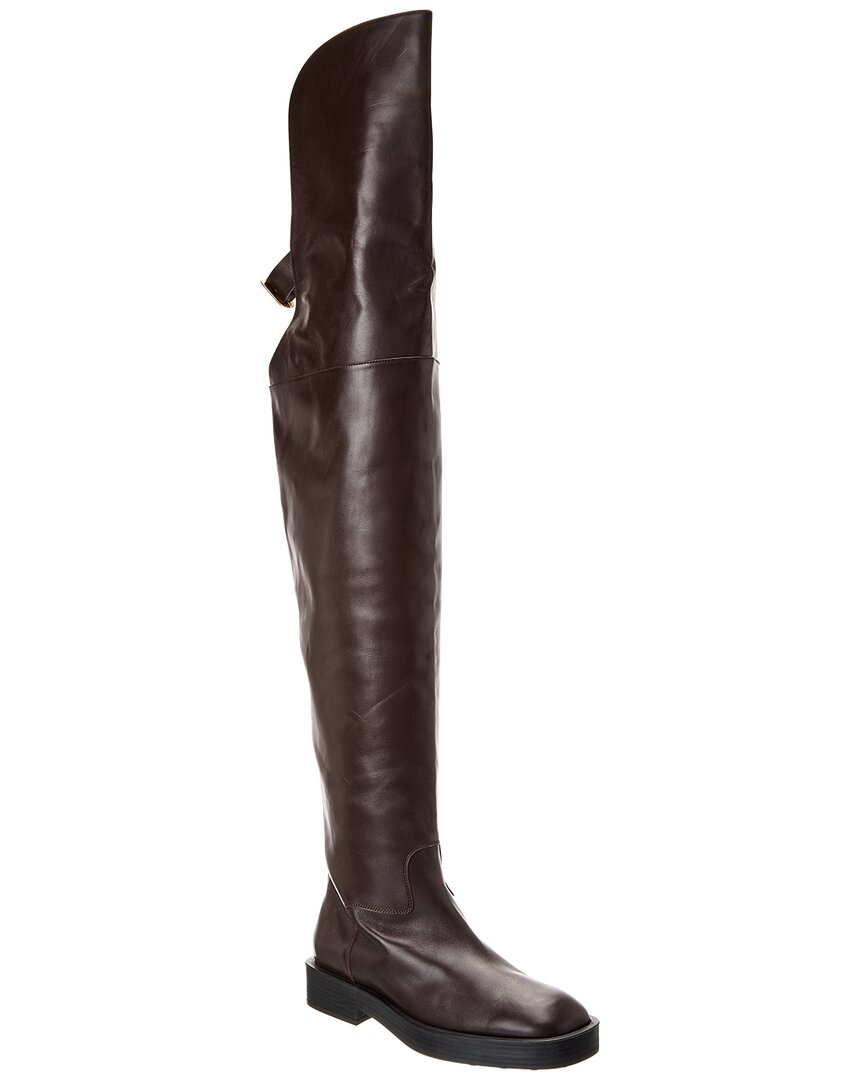 Tod's Tods Croc-embossed Leather Boot In Brown