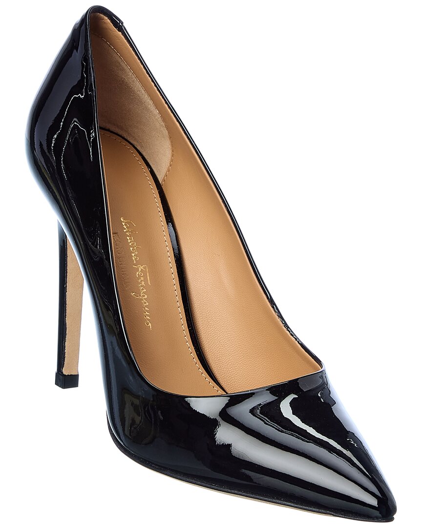 Ferragamo Ilary X5 Patent Pump In Black