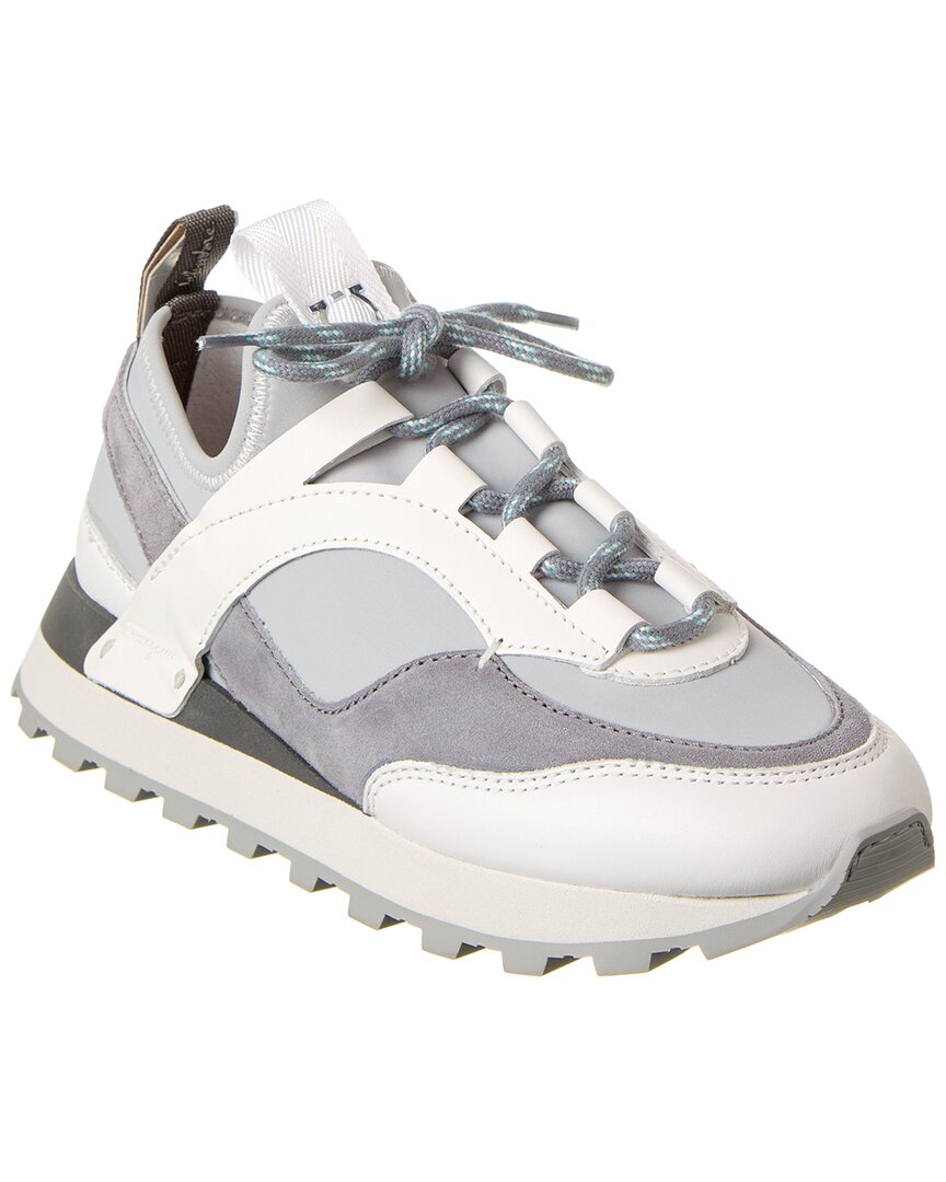 Ferragamo Lace-up Low-top Sneakers In Green