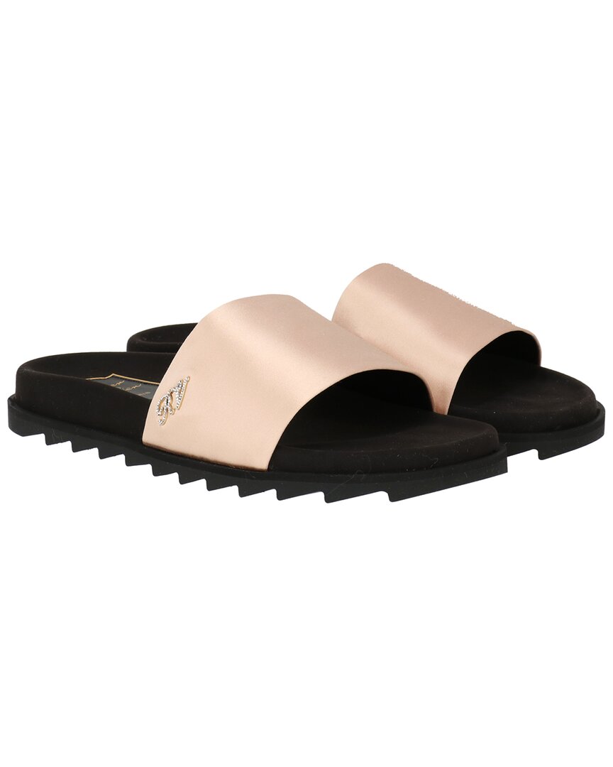 ROGER VIVIER ROGER VIVIER POOL SLIDY SATIN SLIDE