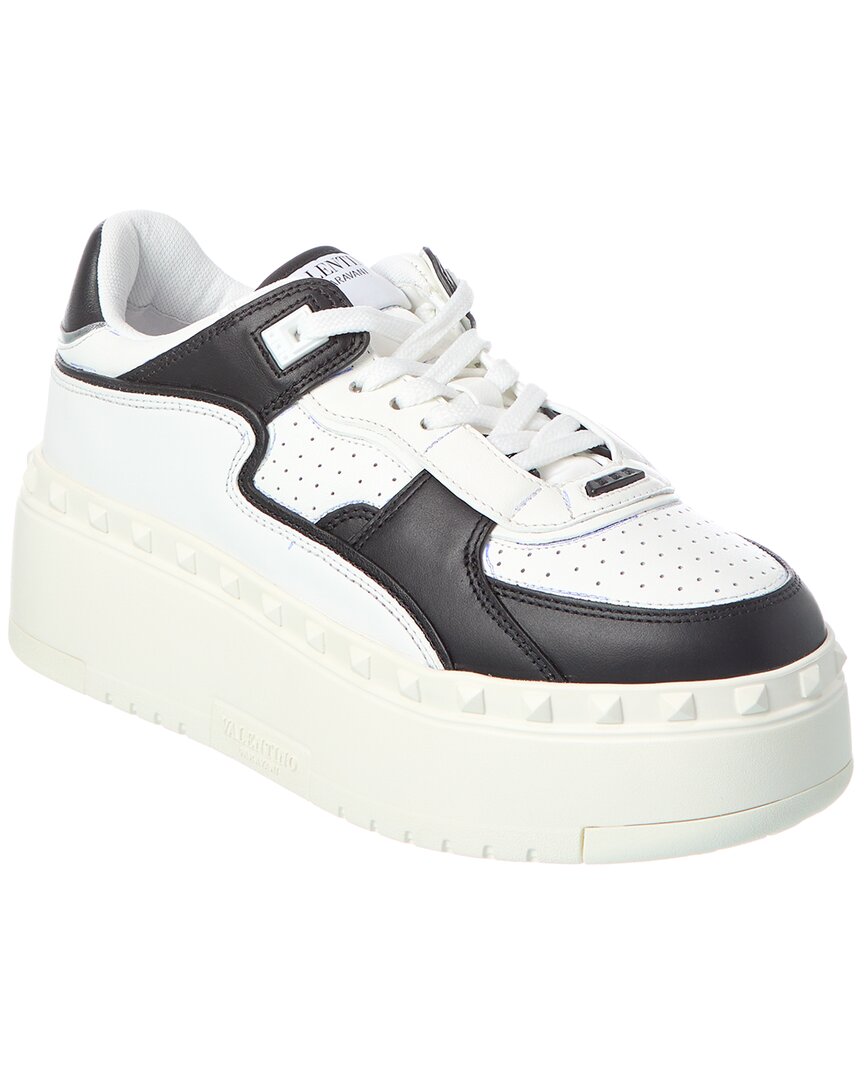 VALENTINO GARAVANI VALENTINO FREEDOTS XL LEATHER SNEAKER