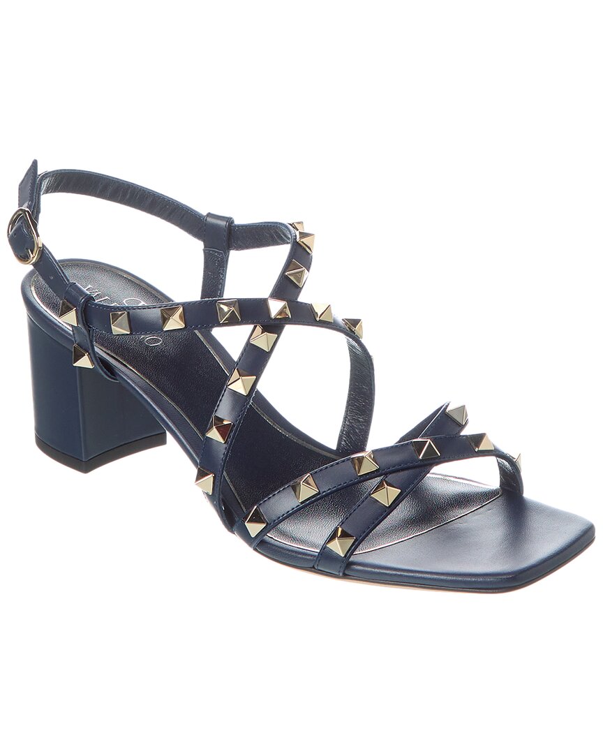 VALENTINO GARAVANI VALENTINO ROCKSTUD 60 LEATHER SANDAL