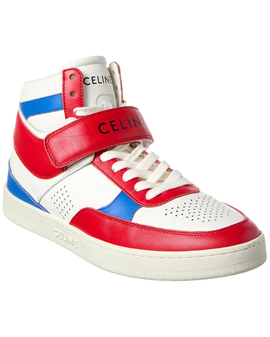Celine Leather Sneaker In Red
