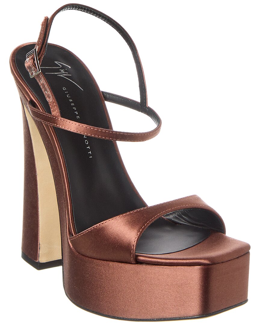 Giuseppe Zanotti Destino 110 Satin Platform Sandal