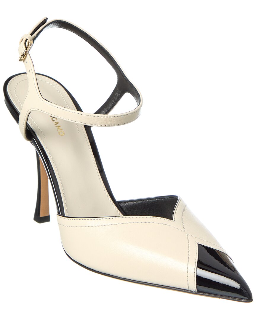 Ferragamo Erula 95 Leather Pumps In Black
