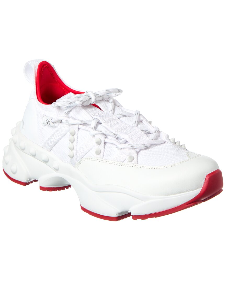 Christian Louboutin Trailnrun Panelled Mesh-knit Sneakers