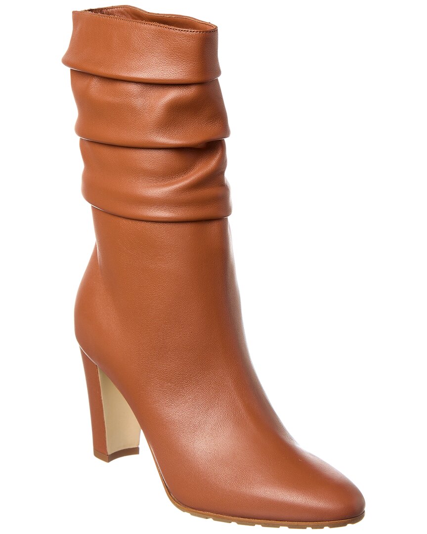 Manolo Blahnik Calasso 90 Nappa Boot In Brown