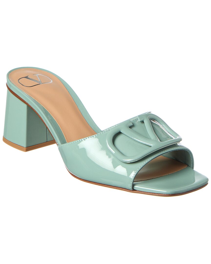 Valentino Vlogo 60 Patent Sandal In Blue
