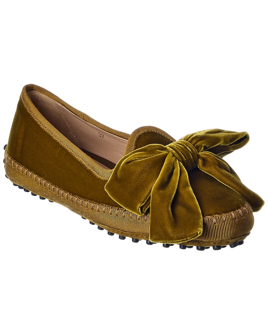 TOD'S TOD’S GOMMINO VELVET LOAFER 