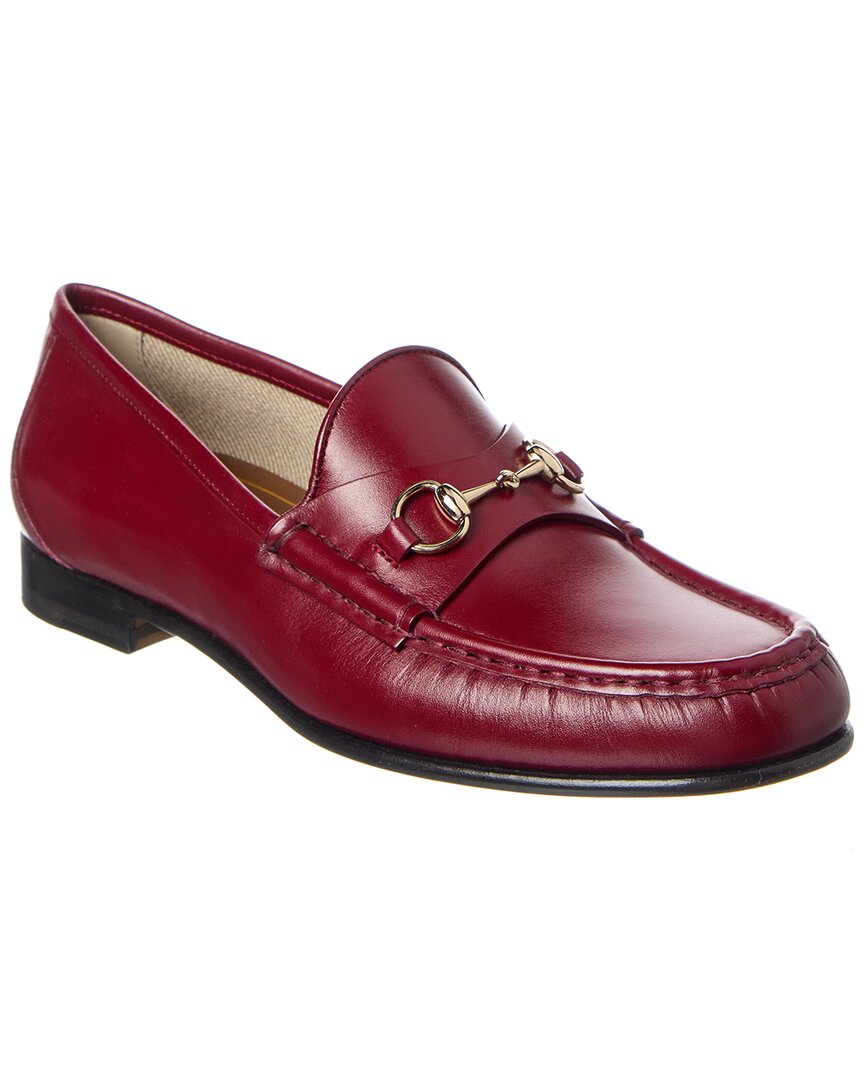 Gucci Horsebit 1953 Slip-on Loafers In Red