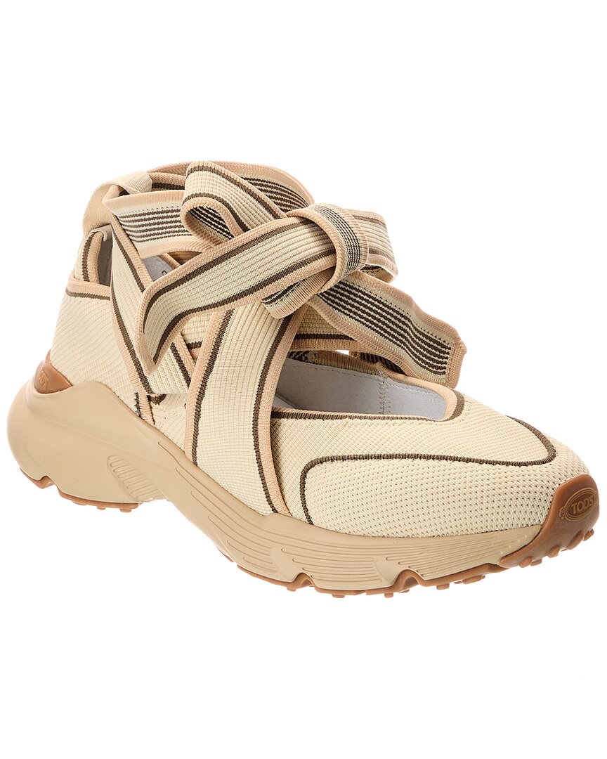 Tod's Sneaker In Beige
