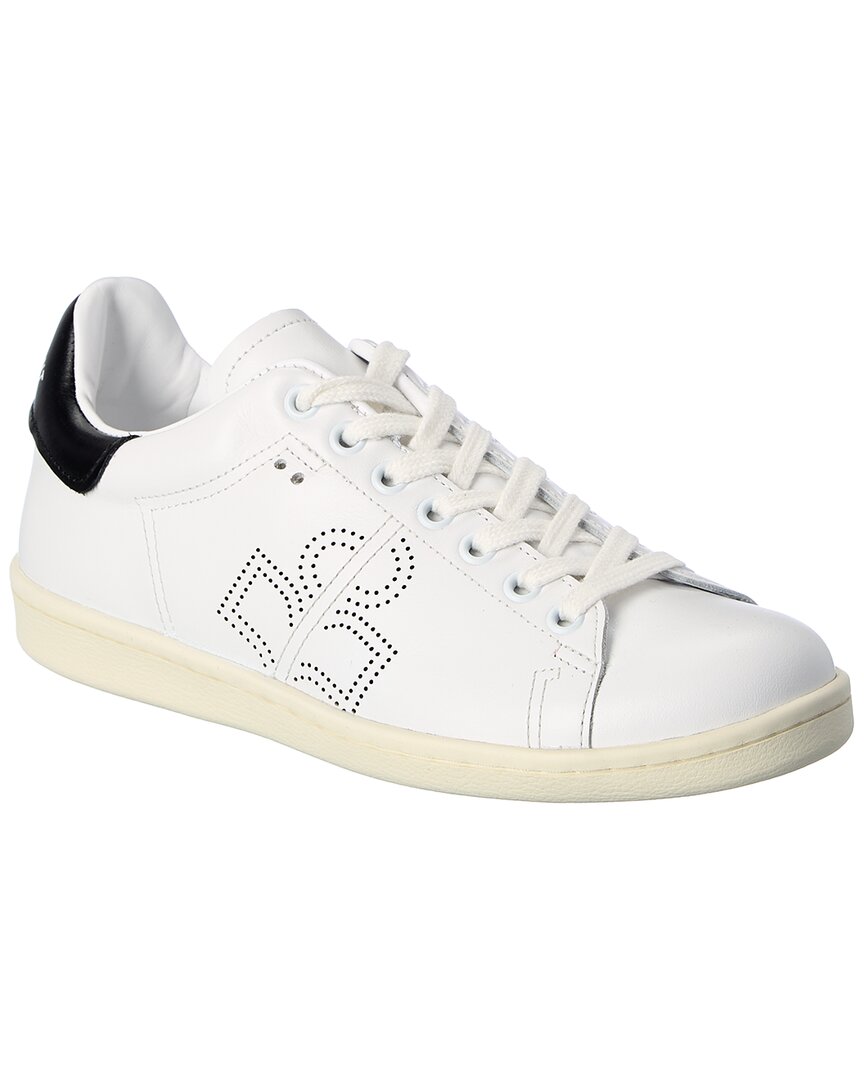 Misverstand Piket Eekhoorn Isabel Marant Bart Leather Sneaker In White | ModeSens