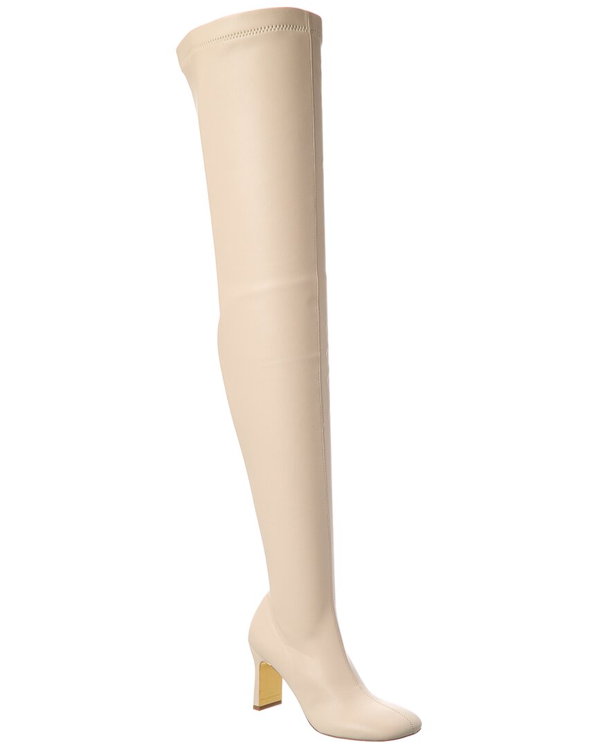 Stella Mccartney Ivy Stretch Thigh-high Boot In Neutral