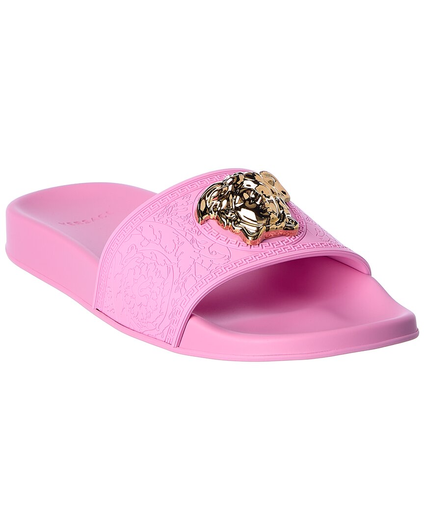 Versace Palazzo Rubber Pool Slide In Pink ModeSens