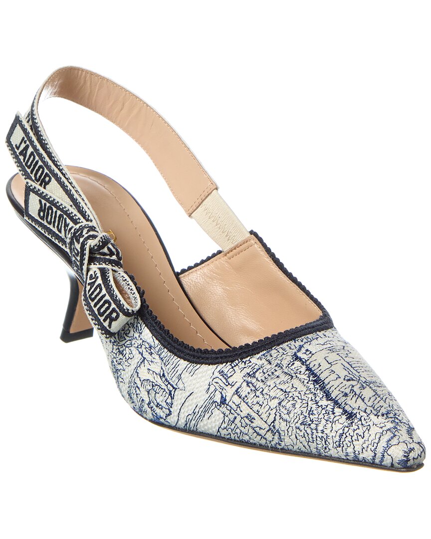 Dior J'a Canvas Slingback Pump