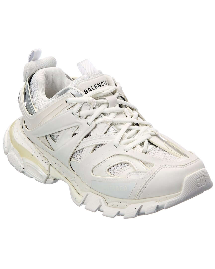 Balenciaga Track Logo-detailed Mesh And Rubber Sneakers In White