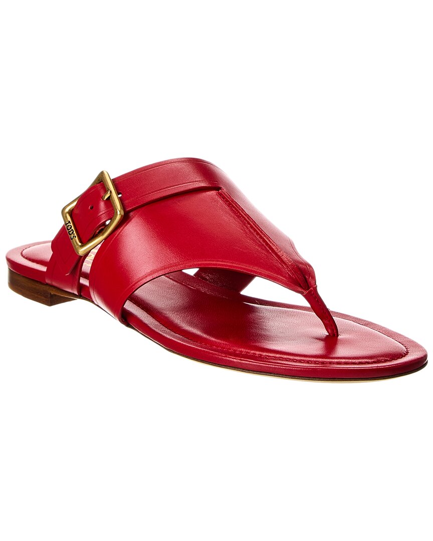 Tod's Logo Leather Sandal