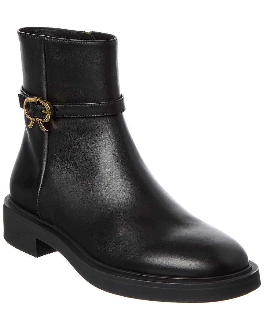 Gianvito Rossi 20 Leather Boot In Black