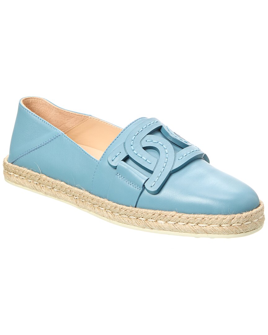 Tod's City Gommino Leather Espadrille