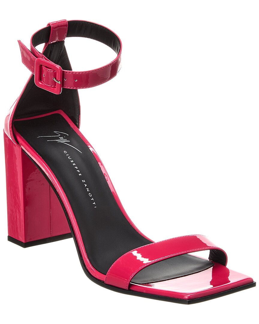 Shop Giuseppe Zanotti Shangay 85 Patent Sandal In Pink