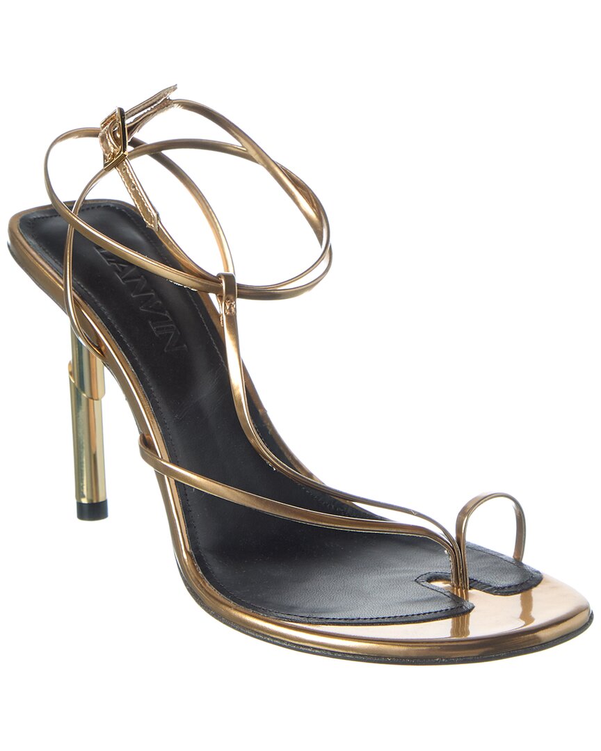 Lanvin Sequence 95 Mm Leather Sandal