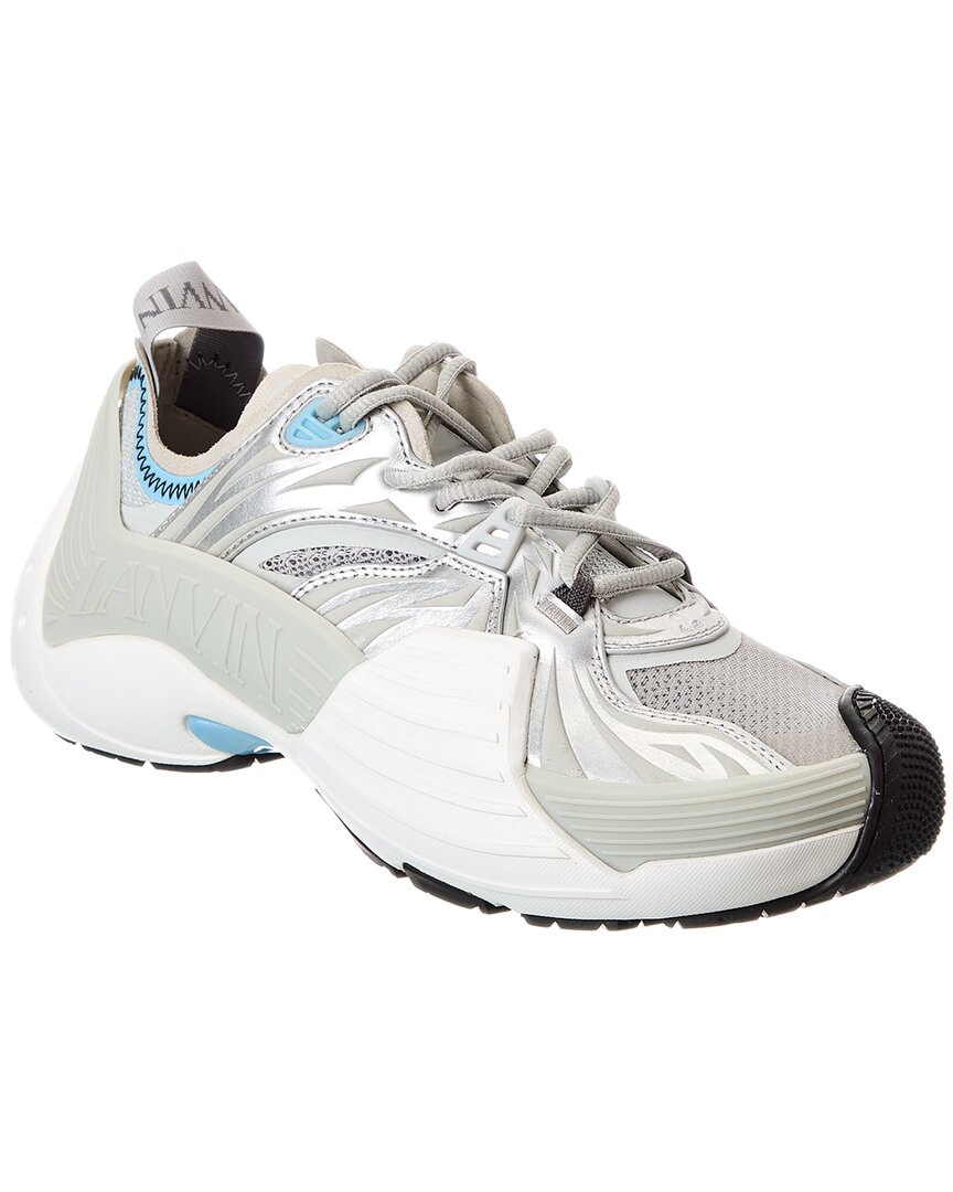 Lanvin Multicolor Fabric And Rubber Flash-x Sneakers