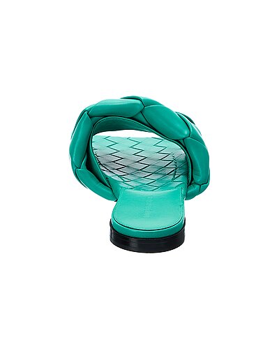 The Lido Intrecciato Leather Sandal